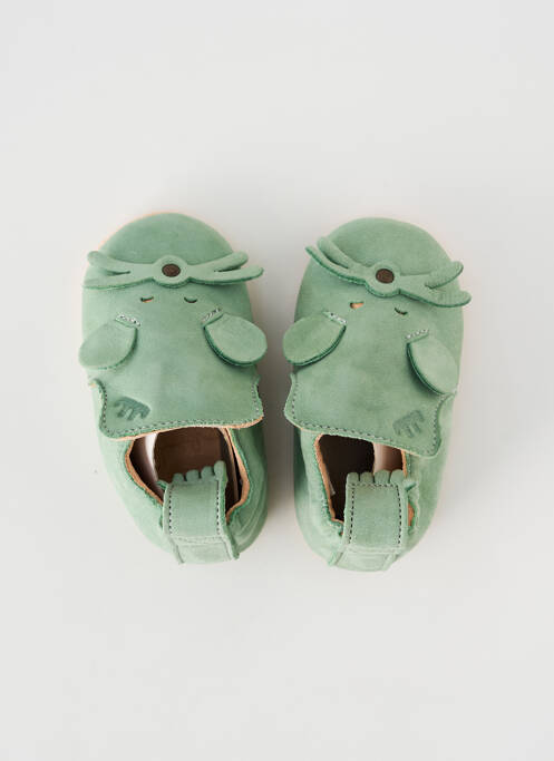 Papuci/Pantofi de casă verde EASY PEASY băiat