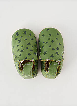 Papuci/Pantofi de casă verde EASY PEASY copil