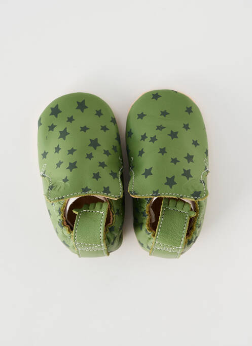 Papuci/Pantofi de casă verde EASY PEASY copil