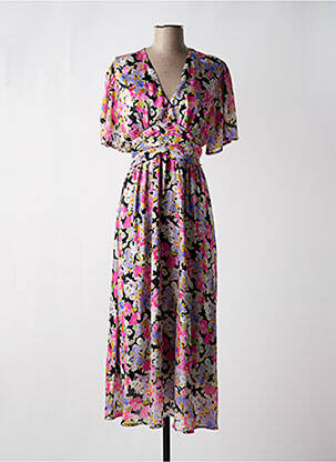 Rochie lungă roz RUE DES ABBESSES femeie