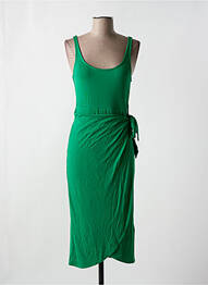 Rochie midi fără mâneci fără mâneci verde GRACE & MILA femeie