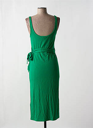 Rochie midi fără mâneci fără mâneci verde GRACE & MILA femeie