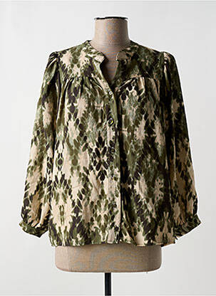 Cămașă verde RUE DES ABBESSES femeie