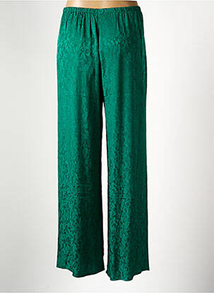 Pantalon larg croială fluidă mărime normală verde GRACE & MILA femeie