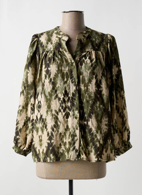 Cămașă verde RUE DES ABBESSES femeie