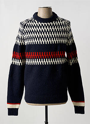 Pulover elasticitate mâneci lungi albastru TOMMY HILFIGER bărbat