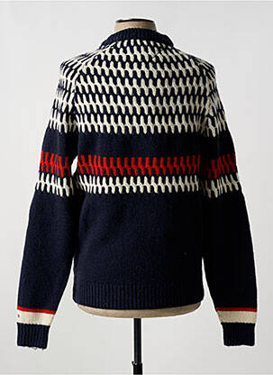 Pulover elasticitate mâneci lungi albastru TOMMY HILFIGER bărbat