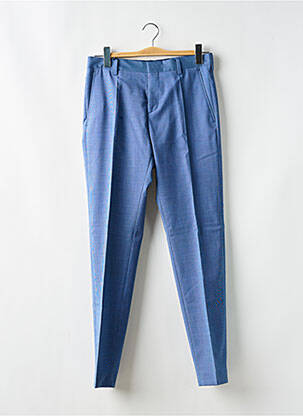 Pantalon chino țesătură melanj talie înaltă albastru TOMMY HILFIGER bărbat