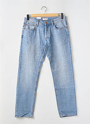 Blugi cu croială slim albastru JACK & JONES bărbat