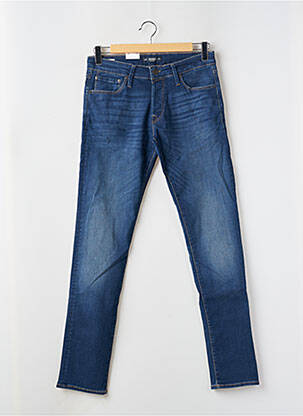 Blugi cu croială slim țesătură brută mărime normală albastru JACK & JONES bărbat
