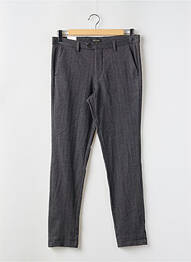 Pantalon chino țesătură melanj mărime normală gri JACK & JONES bărbat
