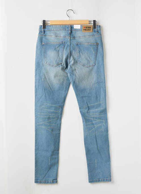 Blugi cu croială slim albastru DENIM PROJECT bărbat