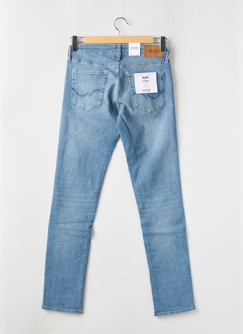 Blugi cu croială slim albastru JACK & JONES bărbat