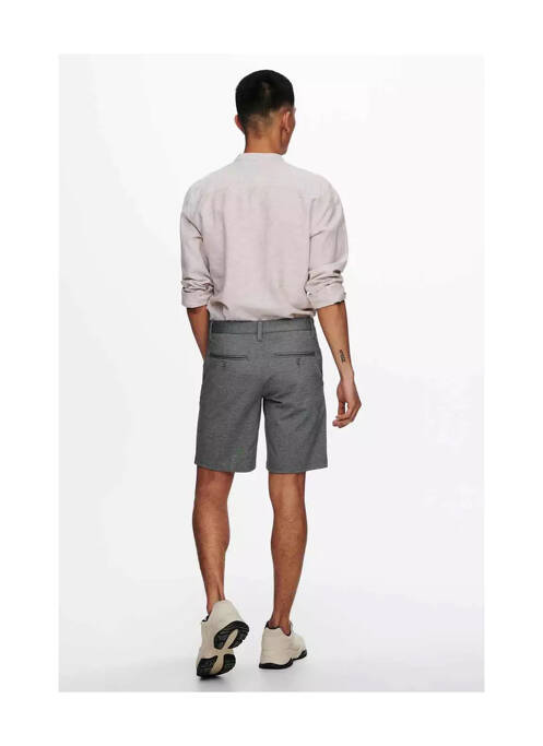 Bermudă gri ONLY & SONS bărbat