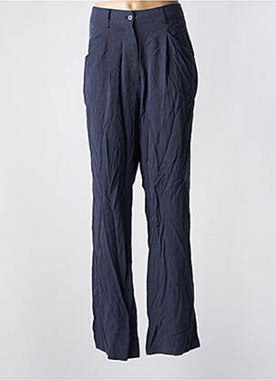Pantalon drept albastru DEUX. BY ELINE DE MUNCK femeie