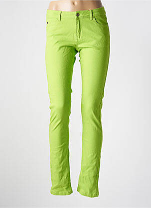 Pantalon slim buzunare verde FLAIR femeie