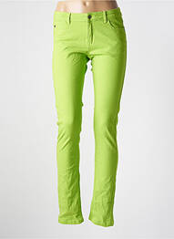 Pantalon slim buzunare verde FLAIR femme