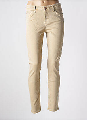 Pantalon slim buzunare bej GARCIA femeie