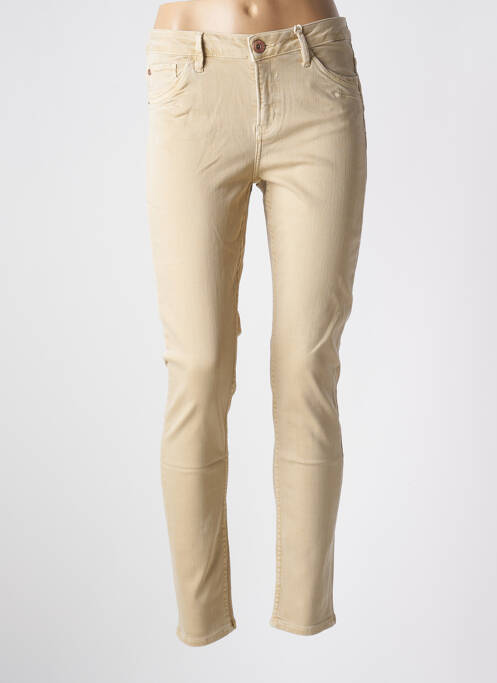 Pantalon slim bej GARCIA femeie