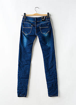 Blugi skinny elasticitate talie joasă albastru MADONNA femeie