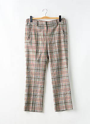 Pantalon 7/8 croială tip țigaretă mărime normală verde MORE & MORE femeie