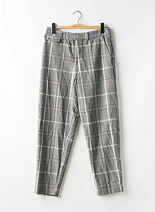 Pantalon 7/8 talie înaltă talie înaltă gri OBJECT femeie