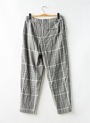 Pantalon 7/8 talie înaltă talie înaltă gri OBJECT femeie
