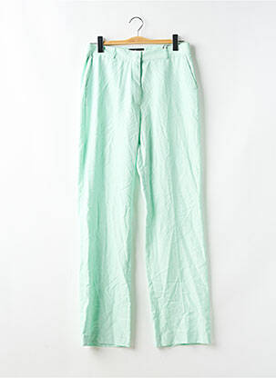 Pantalon drept verde OLGA LEYERS femeie
