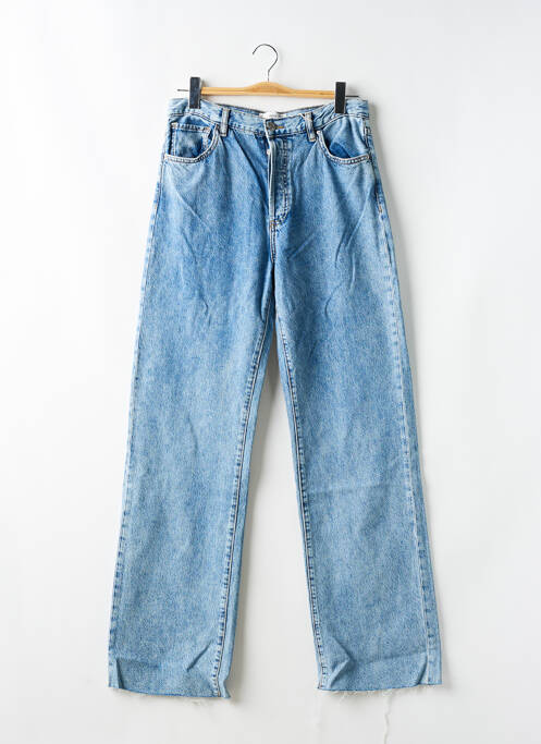 Blugi cu croială dreaptă albastru MANGO femeie