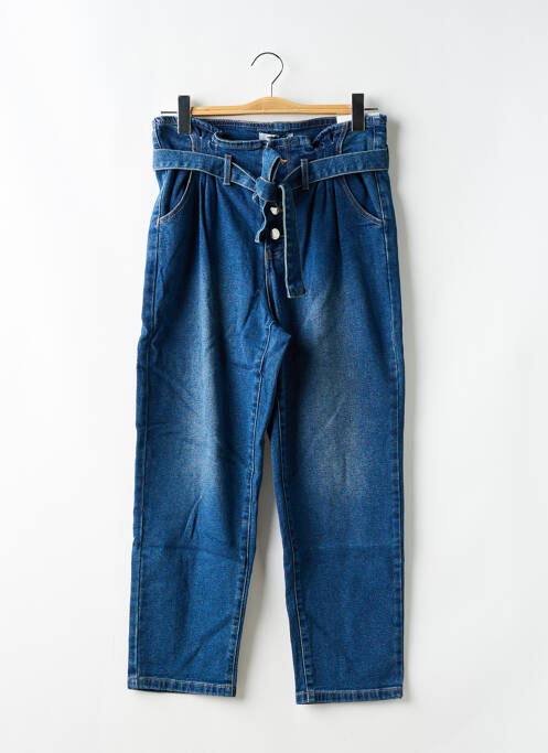 Blugi cu croială dreaptă albastru MORGAN femeie