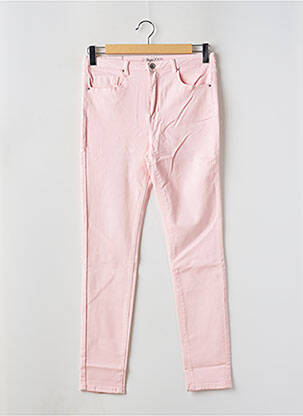Blugi cu croială slim roz TOXIK3 femeie
