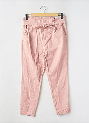 Pantalon 7/8 talie cu cleme mărime normală roz VERO MODA femeie