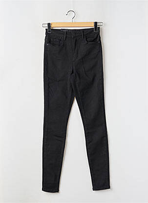 Pantalon slim țesătură poplin mărime normală negru VERO MODA femeie