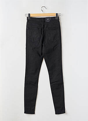 Pantalon slim țesătură poplin mărime normală negru VERO MODA femeie