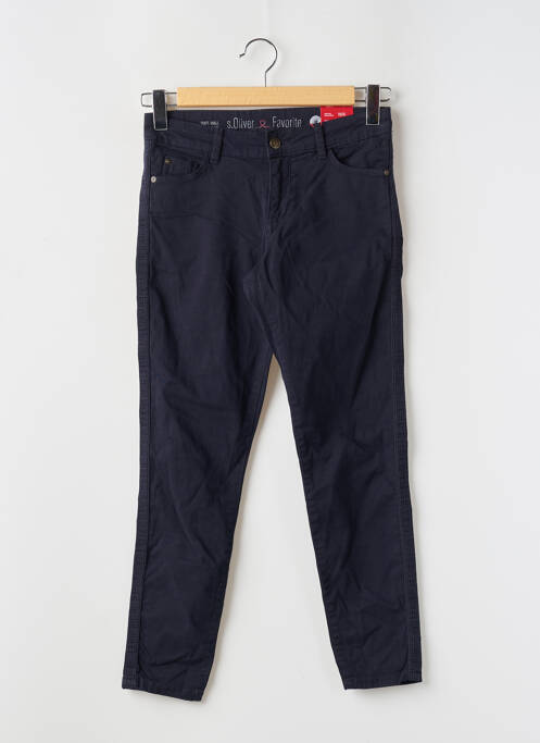 Pantalon slim albastru S.OLIVER femeie