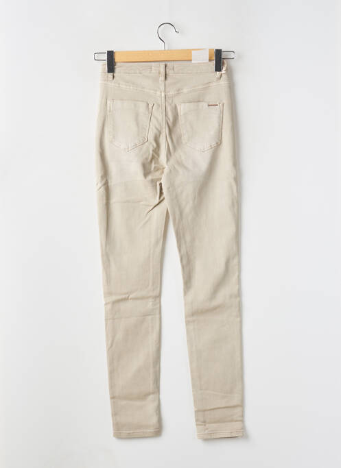 Blugi cu croială slim bej TOXIK3 femeie