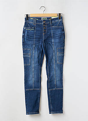 Blugi cu croială slim albastru STREET ONE femeie