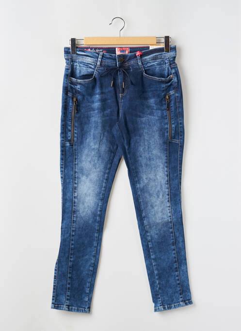 Blugi cu croială slim albastru STREET ONE femeie