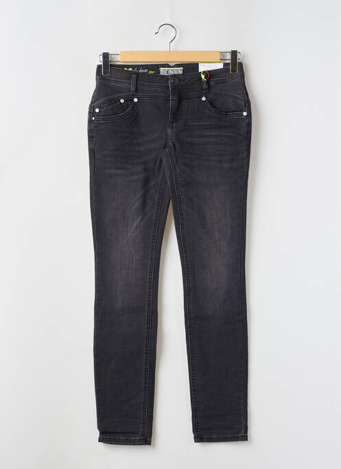 Blugi cu croială slim negru STREET ONE femeie