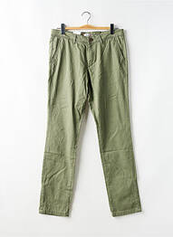 Pantalon drept țesătură poplin mărime normală verde JACK & JONES bărbat