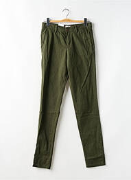 Pantalon drept țesătură poplin mărime normală verde închis JACK & JONES homme