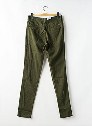 Pantalon drept țesătură poplin mărime normală verde închis JACK & JONES bărbat