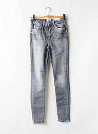 Blugi skinny talie înaltă talie înaltă gri ONLY femeie