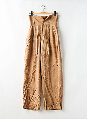 Pantalon larg maro DEUX. BY ELINE DE MUNCK femeie