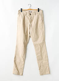 Pantalon drept țesătură poplin mărime normală bej JACK & JONES bărbat