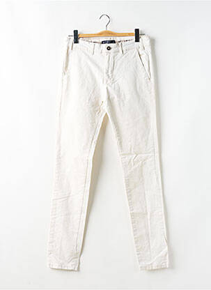 Pantalon chino țesătură poplin mărime normală bej BRUCE & BUTLER  bărbat