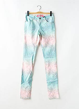 Blugi cu croială slim albastru ASTRID BY ASTRID BRYAN femeie