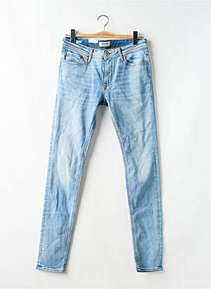 Blugi cu croială slim albastru JACK & JONES bărbat