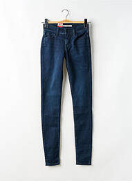 Blugi skinny elasticitate talie joasă albastru LEVIS femme