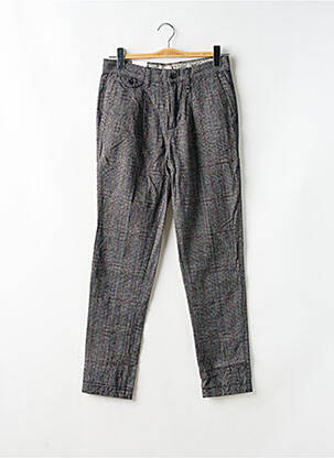 Pantalon chino imprimeu imprimeu prinț de wales mărime normală gri JACK & JONES bărbat